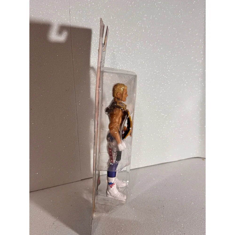 WWE Champions Cody Rhodes Action Figure Main Event Series Mattel Undisputed Belt